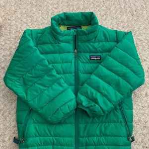 Kid’s 3T Bright Green Down Sweater
